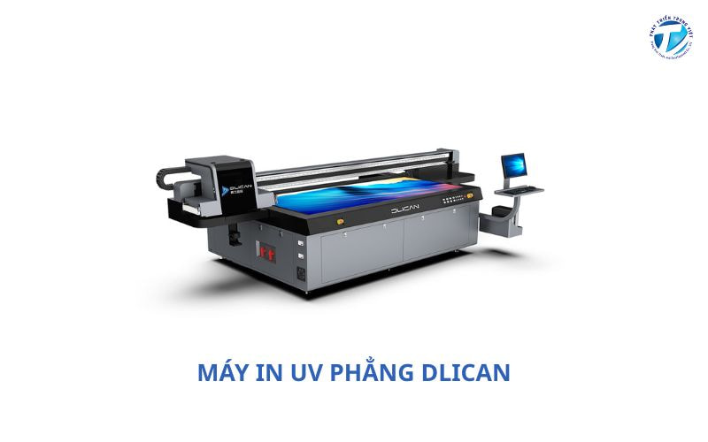 Máy in UV Dlican in màu sắc nét lên pha lê